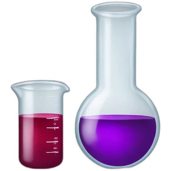 Chemical glassware emoji