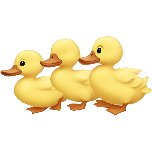 Ducklings emoji