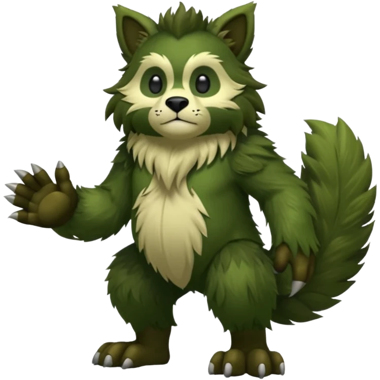 Skogen-Fakémon-hybrid-creature (full body)  emoji