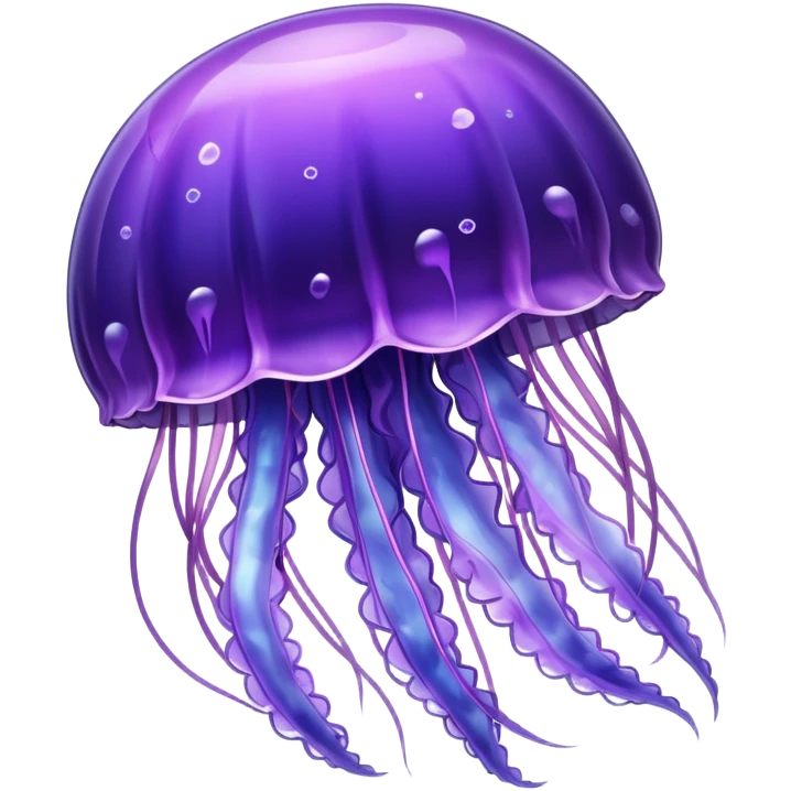 Purple Crystal jellyfish emoji