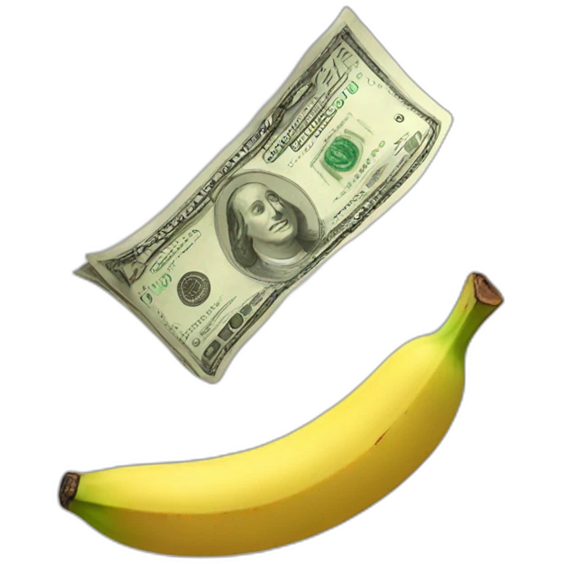 Money banana emoji