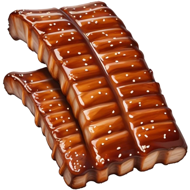 baby back spare ribs  emoji