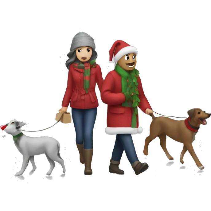 Christmas walk  emoji