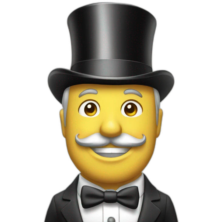 Monopoly man emoji