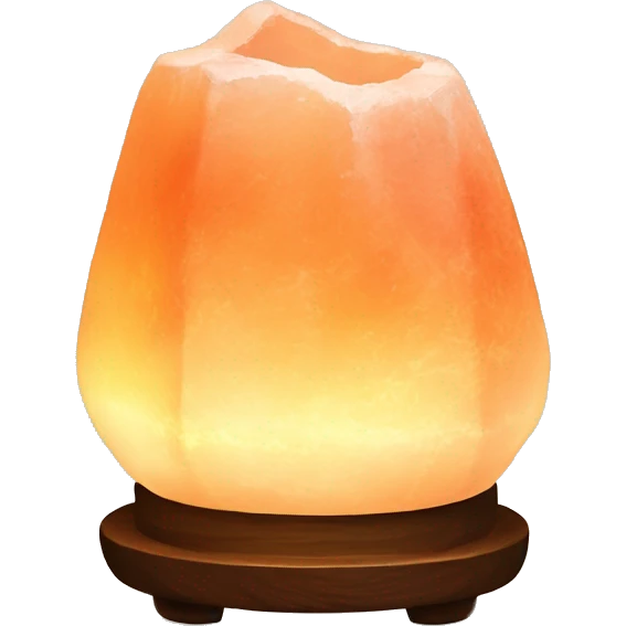 Himalaya’s salt lamp with warm light  emoji