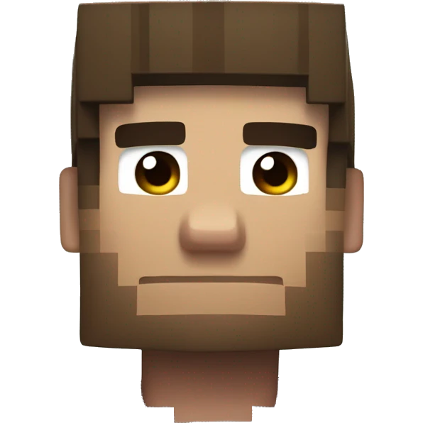 Minecraft steve emoji