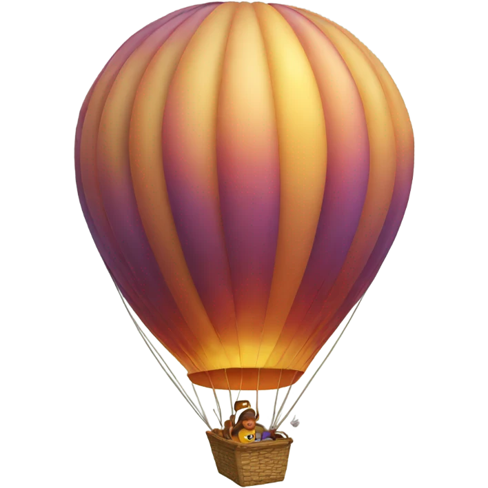 Hot air balloon emoji
