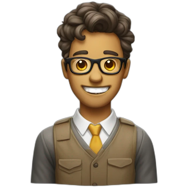 Nerd With buck teeth emoji