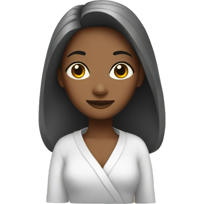 Girl in spa emoji