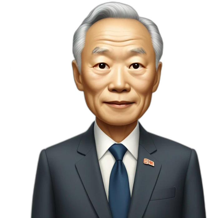 prime minister lee Kuan yew not smiling emoji
