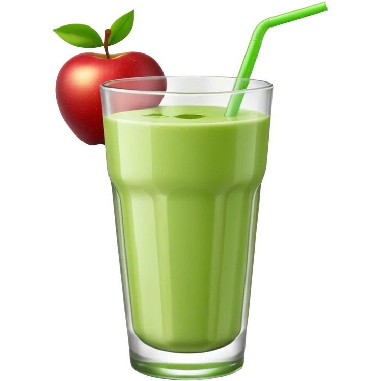 apple smoothie show emoji
