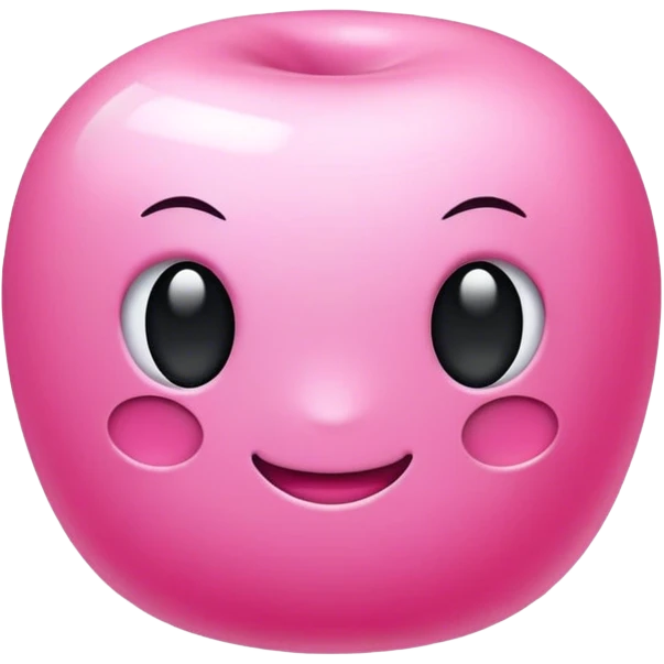Pink  emoji