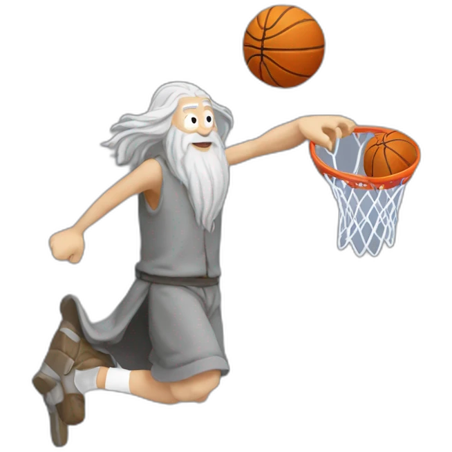 gandalf dunking a basketball emoji