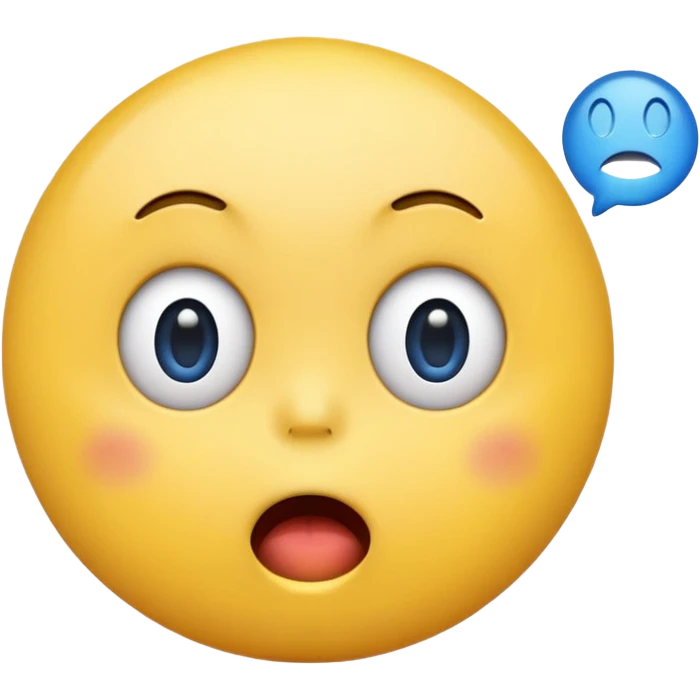 an 'inner emoji' concept: a surprised emoji with a mini sad emoji inside its open mouth emoji