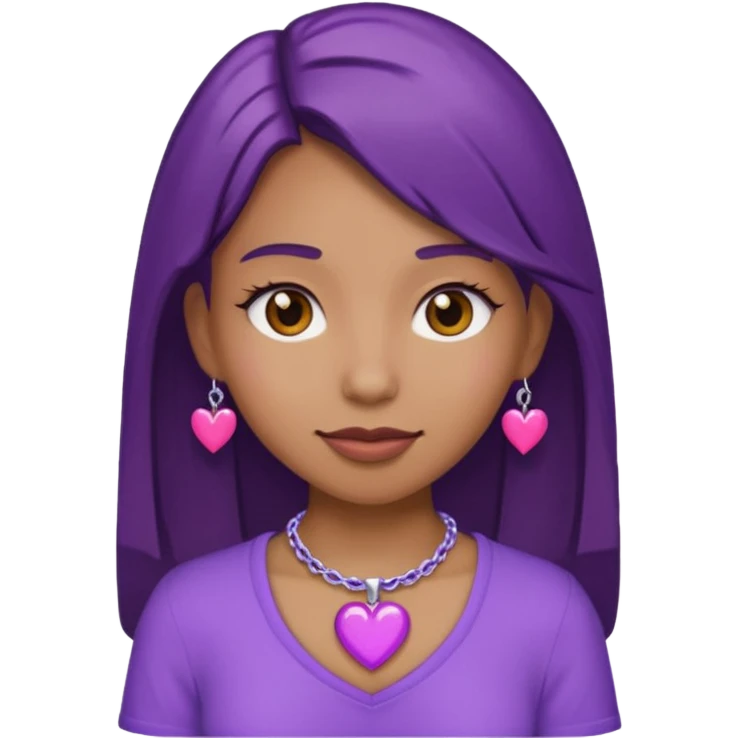 Marcie purple heart emoji emoji