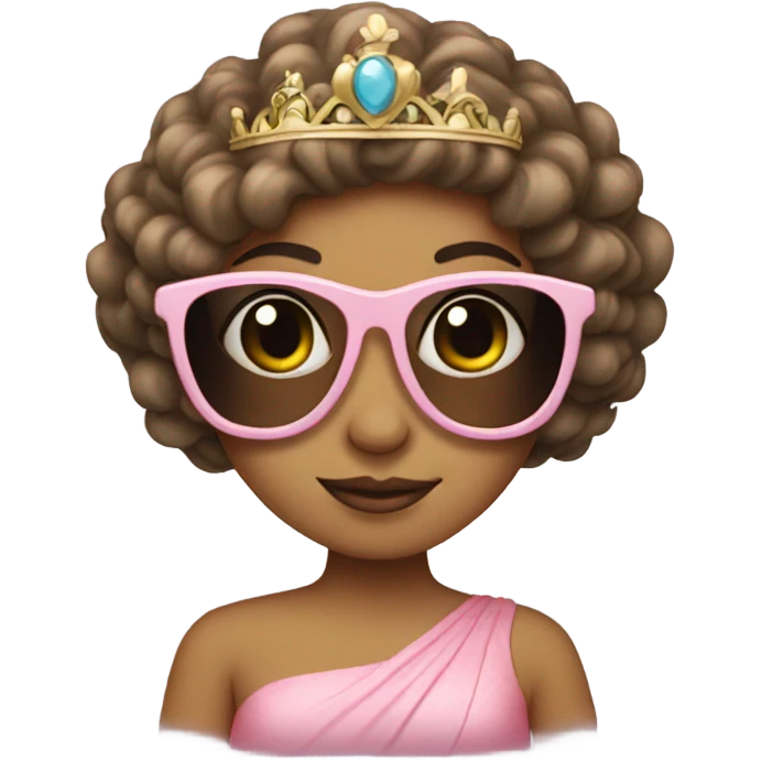 Princess with sunglasses on  emoji