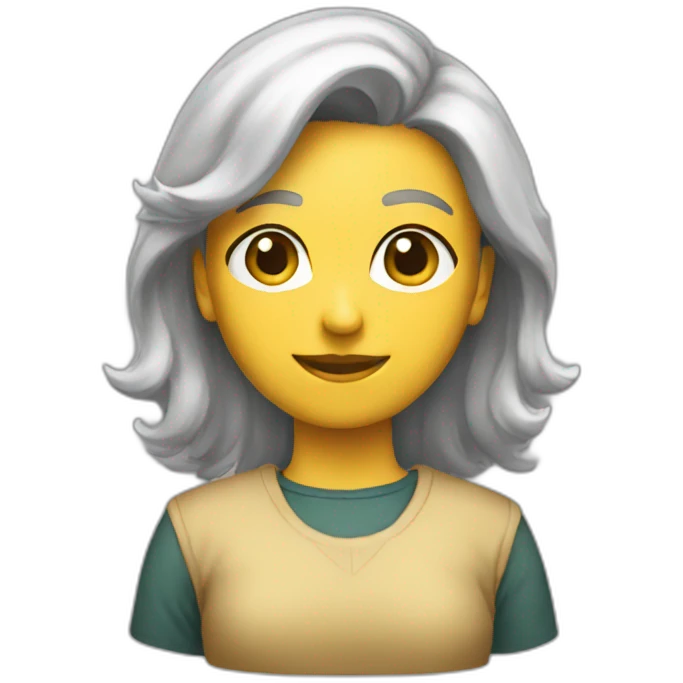 S female backer that backs  emoji