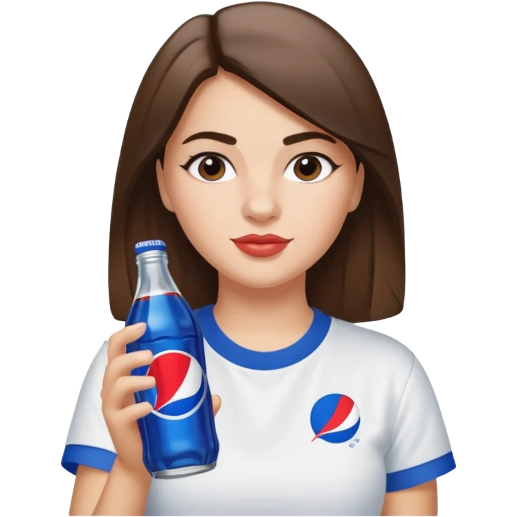 Addison Rae drinking Diet Pepsi  emoji