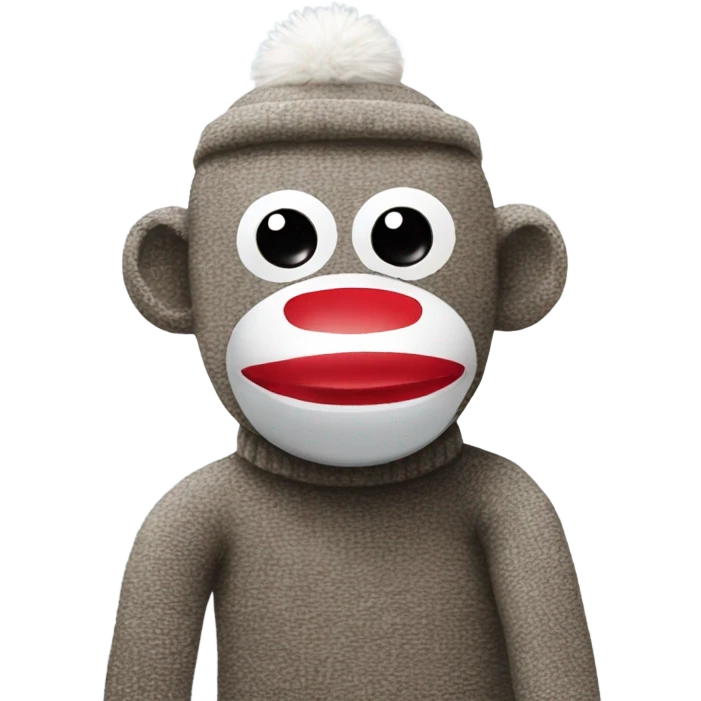 Sock monkey emoji