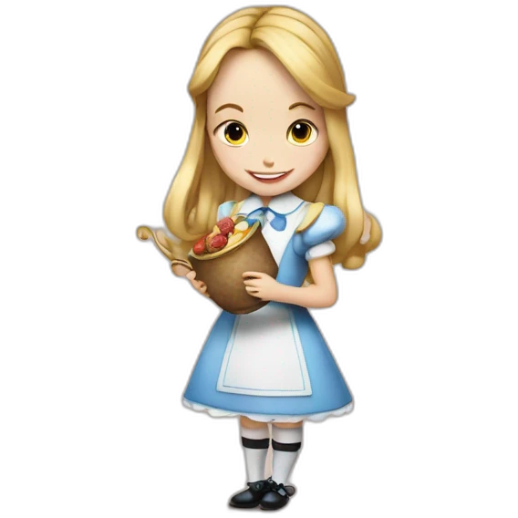 Alice in wonderland emoji