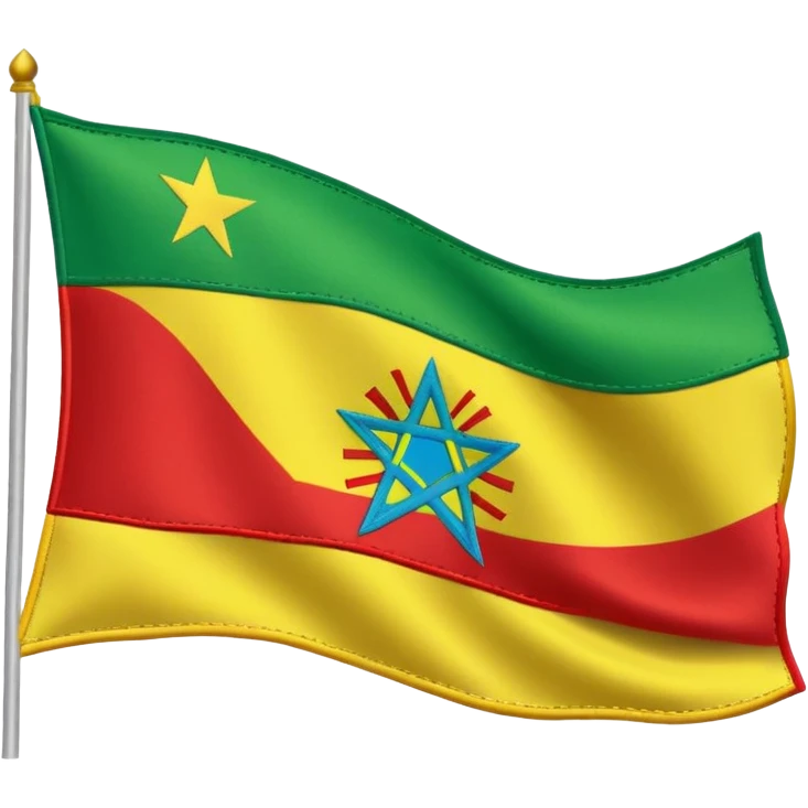 Ethiopian flag in 1936 emoji