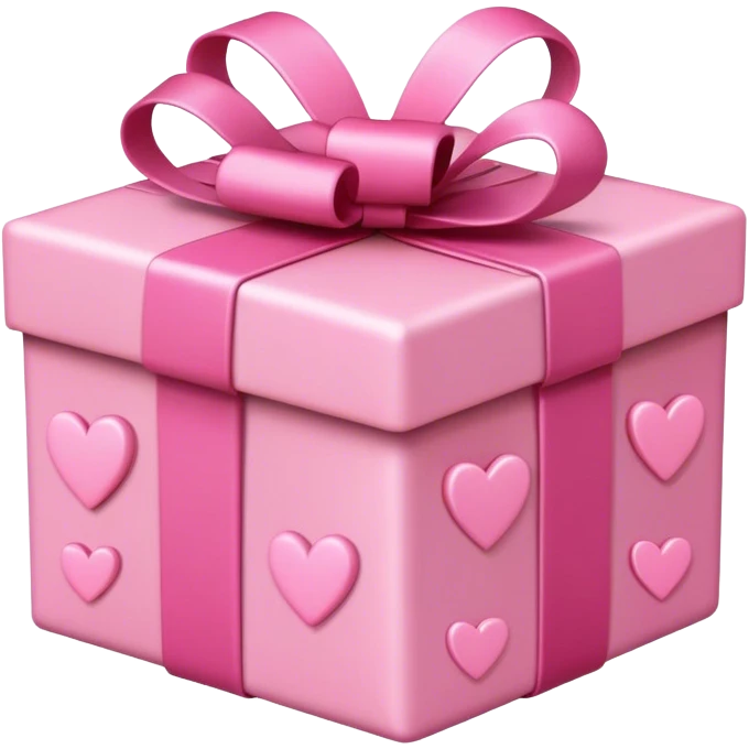pink present with light_pink hearts emoji