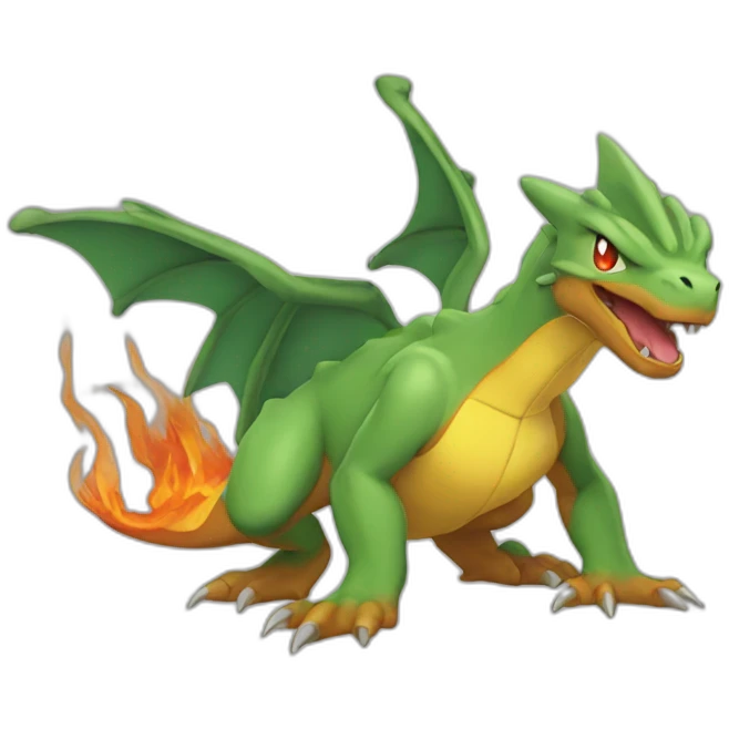 Draceau feu pokemon emoji
