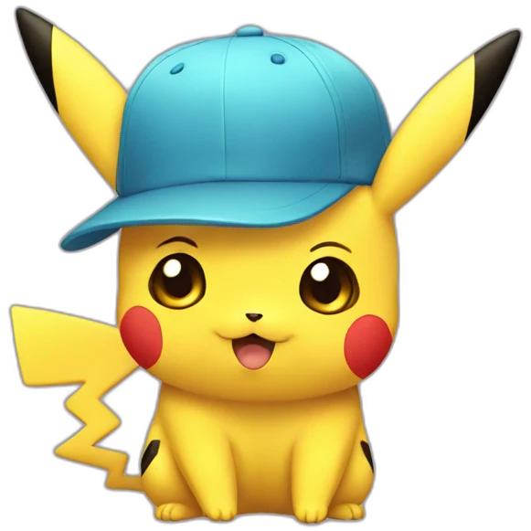 Cute pikachu emoji