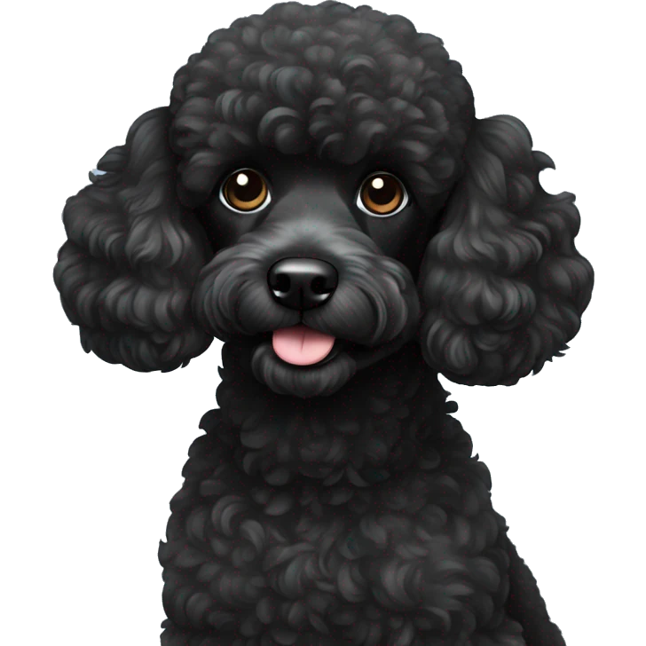 black poodle emoji