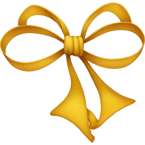 Bow with smiley face  emoji