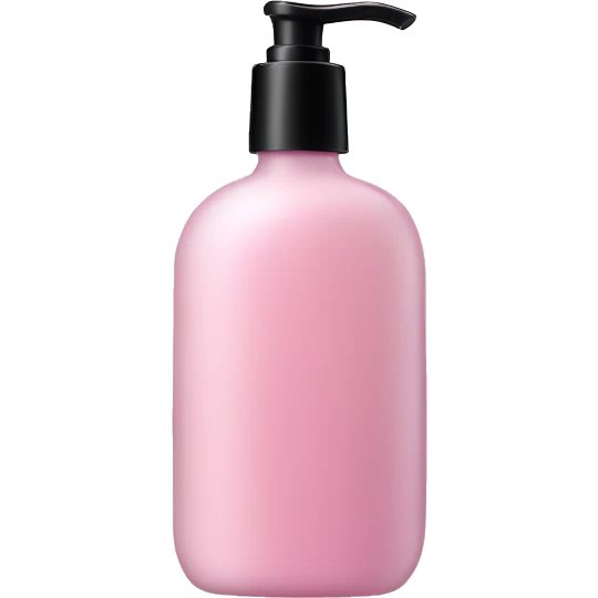 Pastel pink shower gel emoji