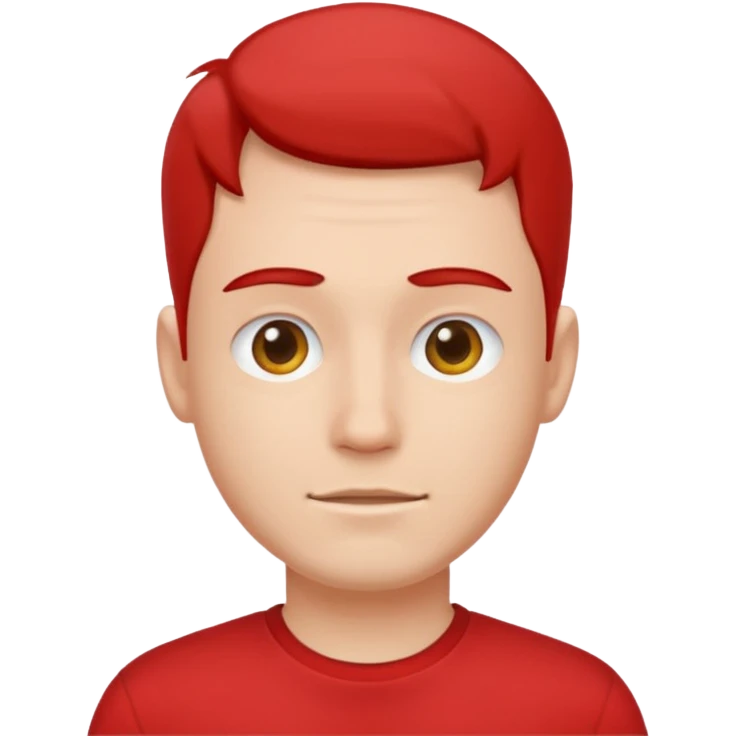 red t-shirt  men  emoji