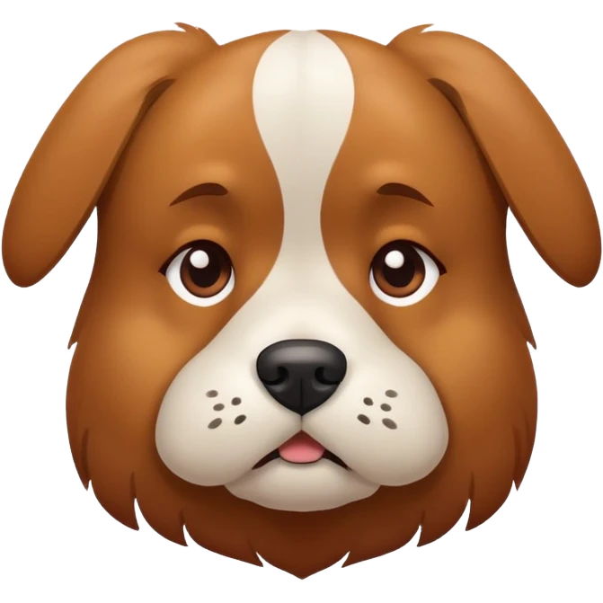 Dog sighing emoji