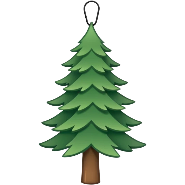 Hanging car air freshener emoji