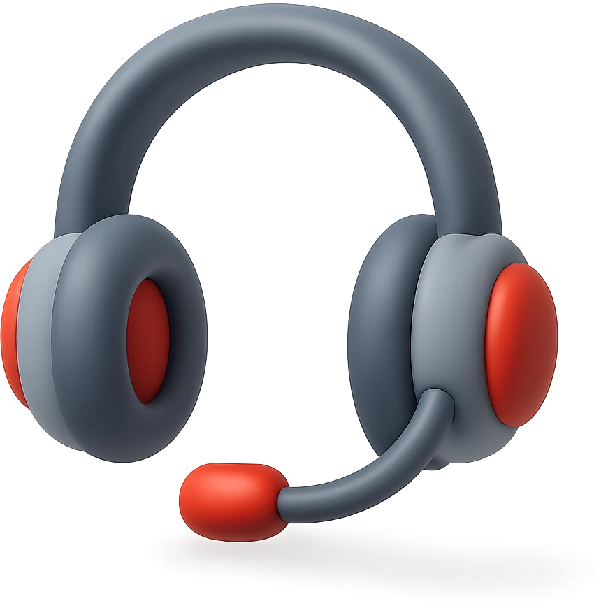 {
  "title": "3D Skeuomorphic Emoji Icon Schema",
  "type": "object",
  "properties": {
    "object": {
      "type": "string",
      "description": "Name of the object to be represented (e.g., 'money bag', 'camera', 'pizza')."
    },
    "style": {
      "type": "string",
      "enum": ["3D skeuomorphic emoji"],
      "description": "Visual style to be used for rendering."
    },
    "materials": {
      "type": "object",
      "properties": {
        "base": {
          "type": "string",
          "description": "Primary material texture, e.g., 'smooth cloth', 'metallic', 'plastic'."
        },
        "details": {
          "type": "array",
          "items": { "type": "string" },
          "description": "Secondary materials or embellishments (e.g., rope, buttons, stitching)."
        }
      }
    },
    "colors": {
      "type": "object",
      "properties": {
        "baseColor": {
          "type": "string",
          "description": "Main color of the object (e.g., '#F5DEB3' for a beige sack)."
        },
        "accentColors": {
          "type": "array",
          "items": { "type": "string" },
          "description": "Accent or highlight colors (e.g., yellow for dollar sign)."
        }
      }
    },
    "lighting": {
      "type": "object",
      "properties": {
        "type": {
          "type": "string",
          "enum": ["soft", "ambient", "studio"],
          "description": "Lighting type used to shade and define volume."
        },
        "shadows": {
          "type": "boolean",
          "description": "Indicates if soft drop shadows are used."
        }
      }
    },
    "geometry": {
      "type": "object",
      "properties": {
        "dimensionality": {
          "type": "string",
          "enum": ["3D"],
          "description": "Indicates that object is rendered in 3D."
        },
        "roundedEdges": {
          "type": "boolean",
          "description": "Indicates if object has smooth, rounded edges."
        }
      }
    },
    "expression": {
      "type": "string",
      "enum": ["playful", "realistic", "friendly"],
      "description": "Overall emotional tone of the icon."
    },
    "background": {
      "type": "string",
      "enum": ["transparent", "white", "gradient"],
      "description": "Background type for the rendered emoji."
    }
  },
  "required": ["object", "style", "materials", "colors", "lighting", "geometry", "expression", "background"]
}

over the ear headphones with a mic and red accents emoji