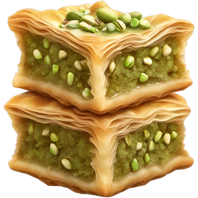 Pistachio baklava emoji
