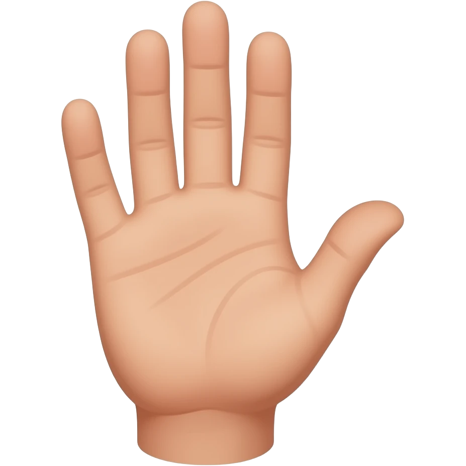 Proper hand and Middel finger with face emoji