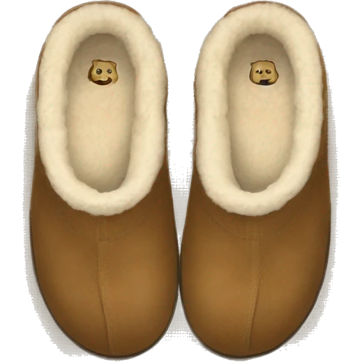 ugg tazman slippers emoji