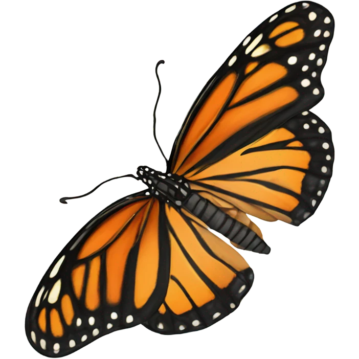 Monarch buttefly  emoji