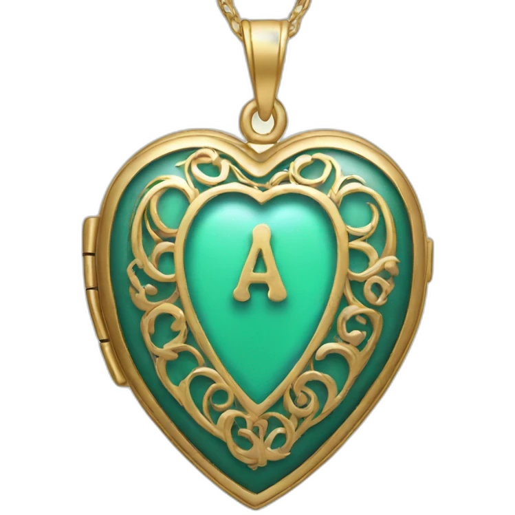 a pretty locket emoji