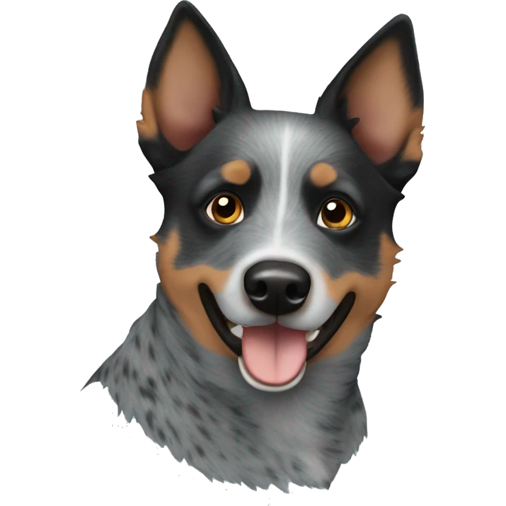 Blue heeler dog emoji