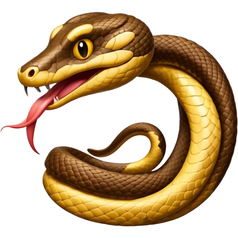 snake with a go tee emoji