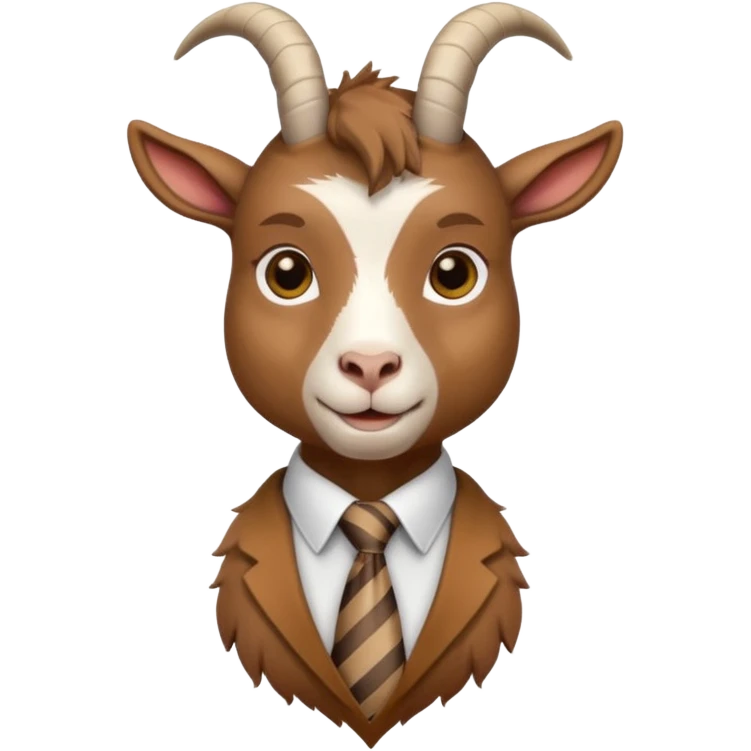 goat with ties emoji