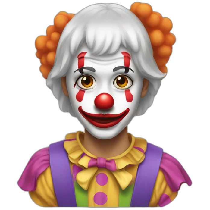 clown remove makeup emoji