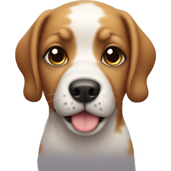 Cute dog emoji