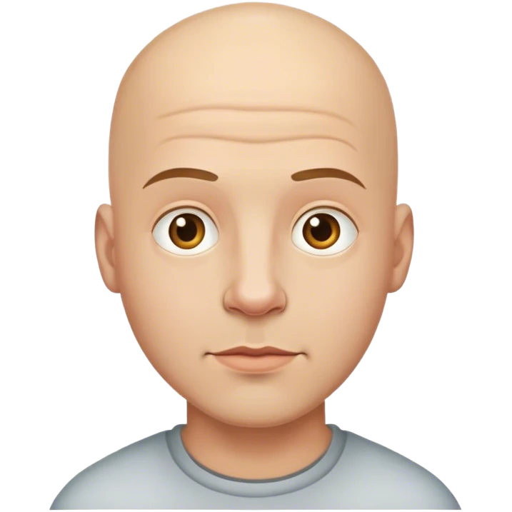 Hombre calvo  emoji