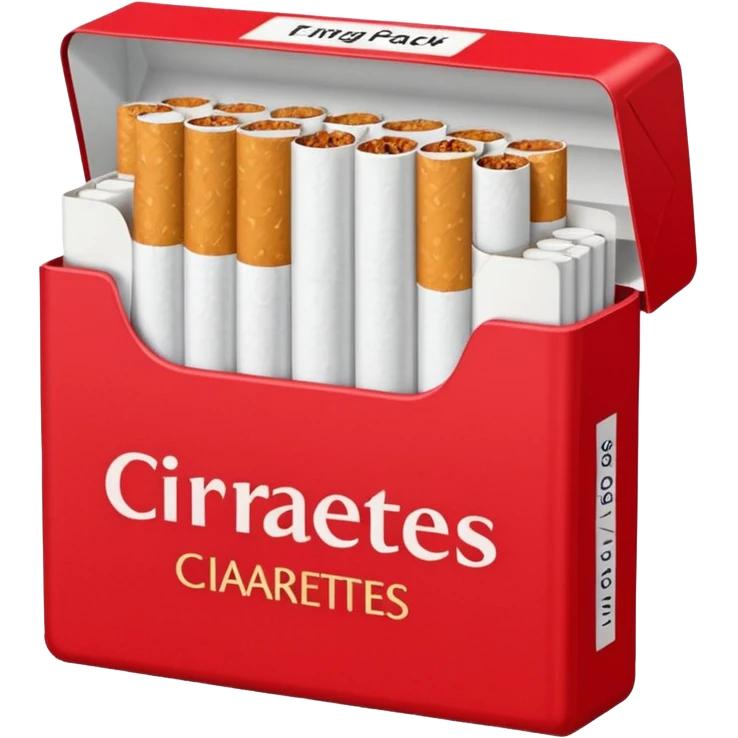 red pack of cigarettes emoji
