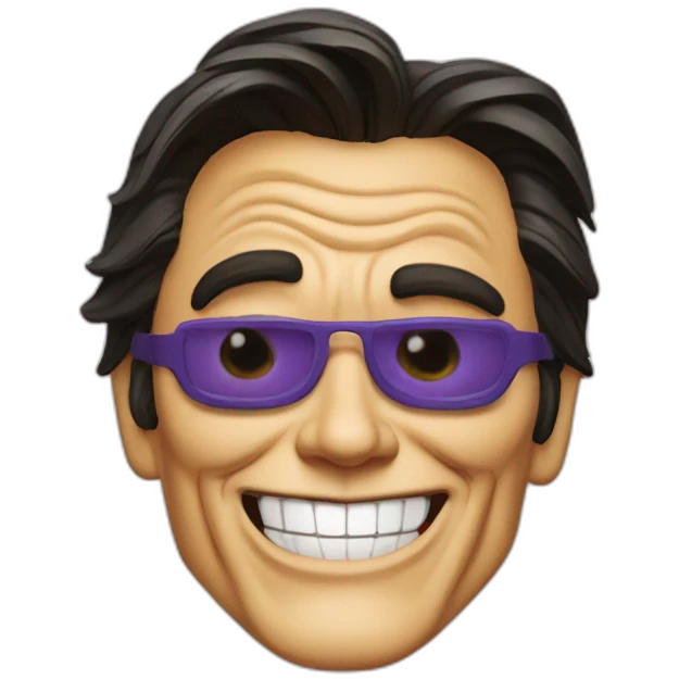 jim carrey from the mask winking emoji