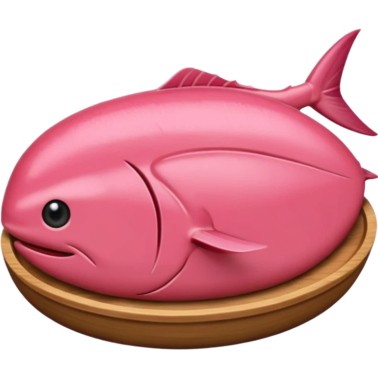 Make tuna meat iPhone emoji style emoji