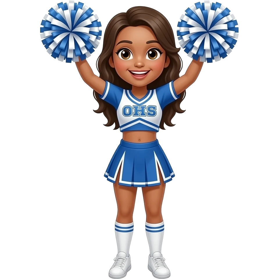 cheer girl emoji